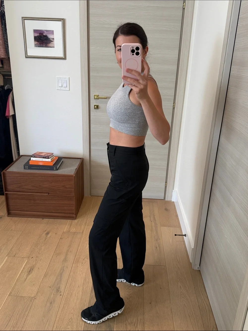 Alo Yoga Black High Waist Cargo Utility Pants Size XS